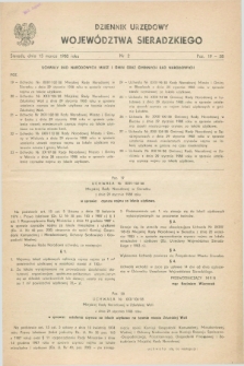 Dziennik Urzędowy Województwa Sieradzkiego. 1988, nr 2 (15 marca)