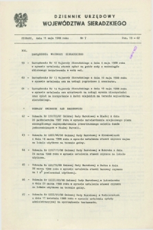 Dziennik Urzędowy Województwa Sieradzkiego. 1988, nr 7 (11 maja)