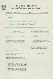 Dziennik Urzędowy Województwa Sieradzkiego. 1988, nr 21 (30 grudnia)