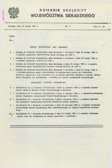 Dziennik Urzędowy Województwa Sieradzkiego. 1989, nr 2 (25 lutego)