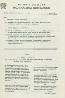 Dziennik Urzędowy Województwa Sieradzkiego. 1989, nr 6 (20 marca)
