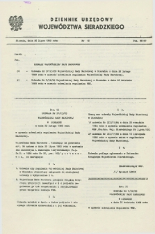 Dziennik Urzędowy Województwa Sieradzkiego. 1989, nr 12 (26 lipca)