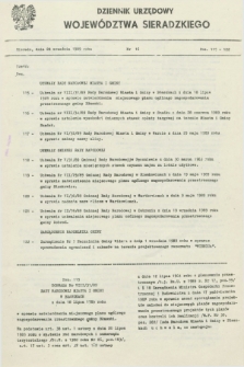 Dziennik Urzędowy Województwa Sieradzkiego. 1989, nr 16 (28 września)