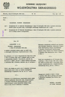 Dziennik Urzędowy Województwa Sieradzkiego. 1989, nr 18 (16 listopada)