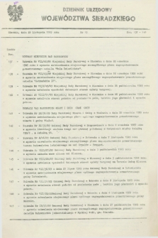 Dziennik Urzędowy Województwa Sieradzkiego. 1989, nr 19 (20 listopada)