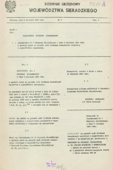 Dziennik Urzędowy Województwa Sieradzkiego. 1990, nr 1 (2 stycznia)