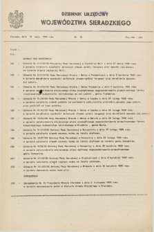 Dziennik Urzędowy Województwa Sieradzkiego. 1990, nr 18 (15 maja)