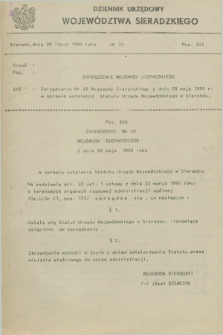 Dziennik Urzędowy Województwa Sieradzkiego. 1990, nr 24 (30 lipca)