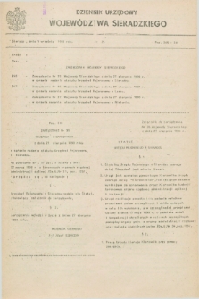 Dziennik Urzędowy Województwa Sieradzkiego. 1990, nr 25 (1 września)