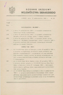 Dziennik Urzędowy Województwa Sieradzkiego. 1990, nr 30 (30 października)