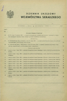 Dziennik Urzędowy Województwa Sieradzkiego. 1992, nr 9 (21 września)