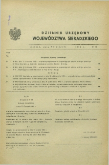 Dziennik Urzędowy Województwa Sieradzkiego. 1992, nr 12 (30 listopada)