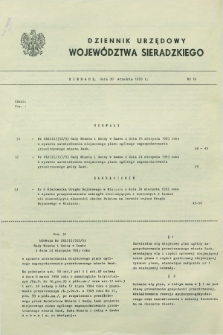 Dziennik Urzędowy Województwa Sieradzkiego. 1993, nr 16 (30 września)