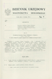 Dziennik Urzędowy Województwa Sieradzkiego. 1994, nr 7 (13 kwietnia)