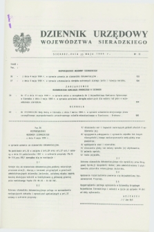 Dziennik Urzędowy Województwa Sieradzkiego. 1994, nr 11 (23 maja)