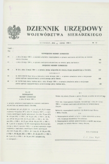 Dziennik Urzędowy Województwa Sieradzkiego. 1994, nr 12 (13 czerwca)