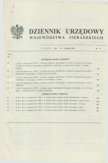 Dziennik Urzędowy Województwa Sieradzkiego. 1995, nr 17 (10 listopada)