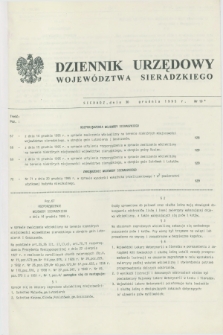 Dziennik Urzędowy Województwa Sieradzkiego. 1995, nr 19 (30 grudnia)