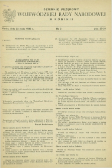 Dziennik Urzędowy Wojewódzkiej Rady Narodowej w Koninie. 1980, nr 3 (22 maja)