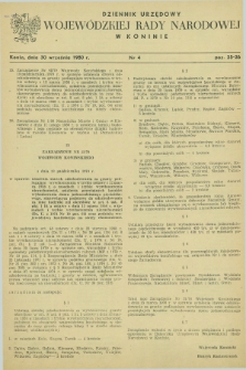 Dziennik Urzędowy Wojewódzkiej Rady Narodowej w Koninie. 1980, nr 4 (30 września)