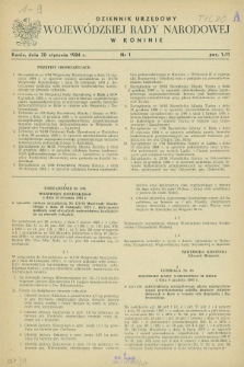 Dziennik Urzędowy Wojewódzkiej Rady Narodowej w Koninie. 1984, nr 1 (30 stycznia)
