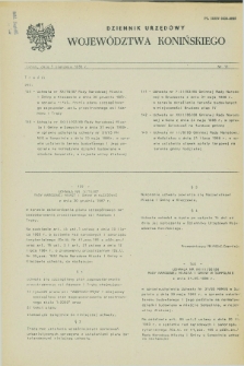Dziennik Urzędowy Województwa Konińskiego. 1988, nr 11 (5 sierpnia)
