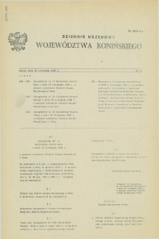 Dziennik Urzędowy Województwa Konińskiego. 1988, nr 16 (30 listopada)