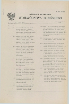 Dziennik Urzędowy Województwa Konińskiego. 1989, nr 4 (10 kwietnia)