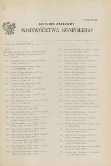 Dziennik Urzędowy Województwa Konińskiego. 1989, nr 5 (14 kwietnia)