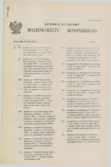 Dziennik Urzędowy Województwa Konińskiego. 1989, nr 12 (31 lipca)