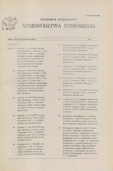 Dziennik Urzędowy Województwa Konińskiego. 1990, nr 2 (31 stycznia)