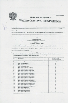 Dziennik Urzędowy Województwa Konińskiego. 1990, nr 8 (11 kwietnia)