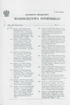 Dziennik Urzędowy Województwa Konińskiego. 1990, nr 14 (24 maja)