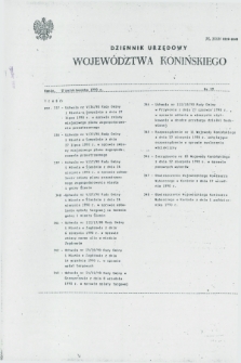 Dziennik Urzędowy Województwa Konińskiego. 1990, nr 19 (2 października)