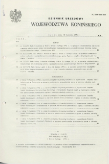 Dziennik Urzędowy Województwa Konińskiego. 1991, nr 4 (22 kwietnia)