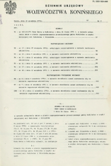 Dziennik Urzędowy Województwa Konińskiego. 1991, nr 9 (12 września)