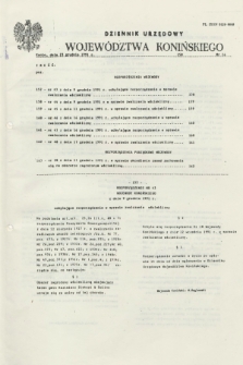 Dziennik Urzędowy Województwa Konińskiego. 1991, nr 16 (23 grudnia)