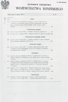 Dziennik Urzędowy Województwa Konińskiego. 1992, nr 10 (9 czerwca)