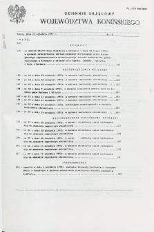 Dziennik Urzędowy Województwa Konińskiego. 1992, nr 16 (21 września)