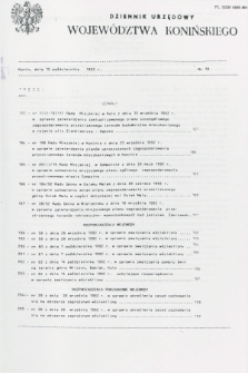 Dziennik Urzędowy Województwa Konińskiego. 1992, nr 18 (15 października)