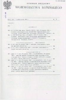 Dziennik Urzędowy Województwa Konińskiego. 1993, nr 14 (11 października)