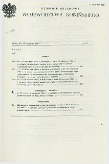 Dziennik Urzędowy Województwa Konińskiego. 1994, nr 22 (30 września)