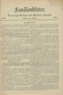 Familienblätter : Sonntags-Beilage der Posener Zeitung. 1875, Nr. 6 (7 Februar)