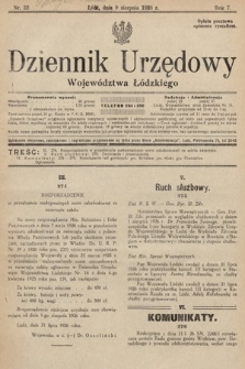 Dziennik Urzędowy Województwa Łódzkiego. 1926, nr 32