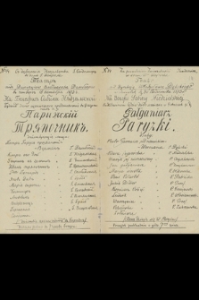 No 14 Za pozwoleniem Zwierzchności M. Sandomierz, w Domu W-go Wajraucha teatr pod dyrekcją Władysława Dębskiego, w czwartek dnia 30 października 1873 r., na benefis Sabiny Niedzielskiej przedstawionym będzie dzieło sceniczne p. t. Gałganiarz Paryzki