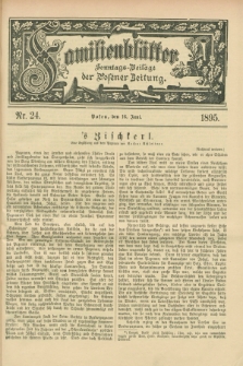 Familienblätter : Sonntags-Beilage der Posener Zeitung. 1895, Nr. 24 (16 Juni)