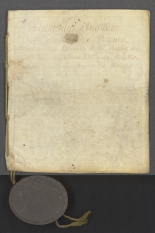 Dokument króla Stanisława Augusta Poniatowskiego poświadczający dokumenty jego poprzedników określające wymiar danin z sołectwa Bielczarowa