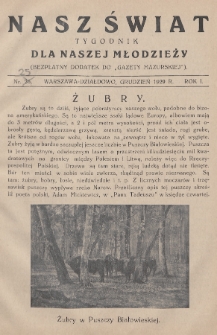 Nasz Świat : tygodnik dla naszej młodzieży : bezpłatny dodatek do „Gazety Mazurskiej”. 1929, nr 25