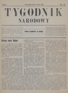 Tygodnik Narodowy. 1918, nr 9
