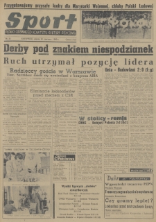 Sport : pismo Głównego Komitetu Kultury Fizycznej. 1950, nr 15